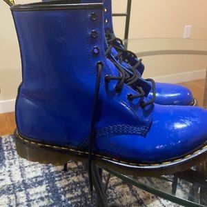 Dr. Martens Blue Boots Women 11 Mens 9